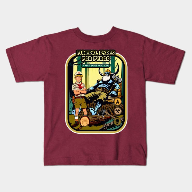 Funeral Pyres for Pyros Kids T-Shirt by theDarkarts